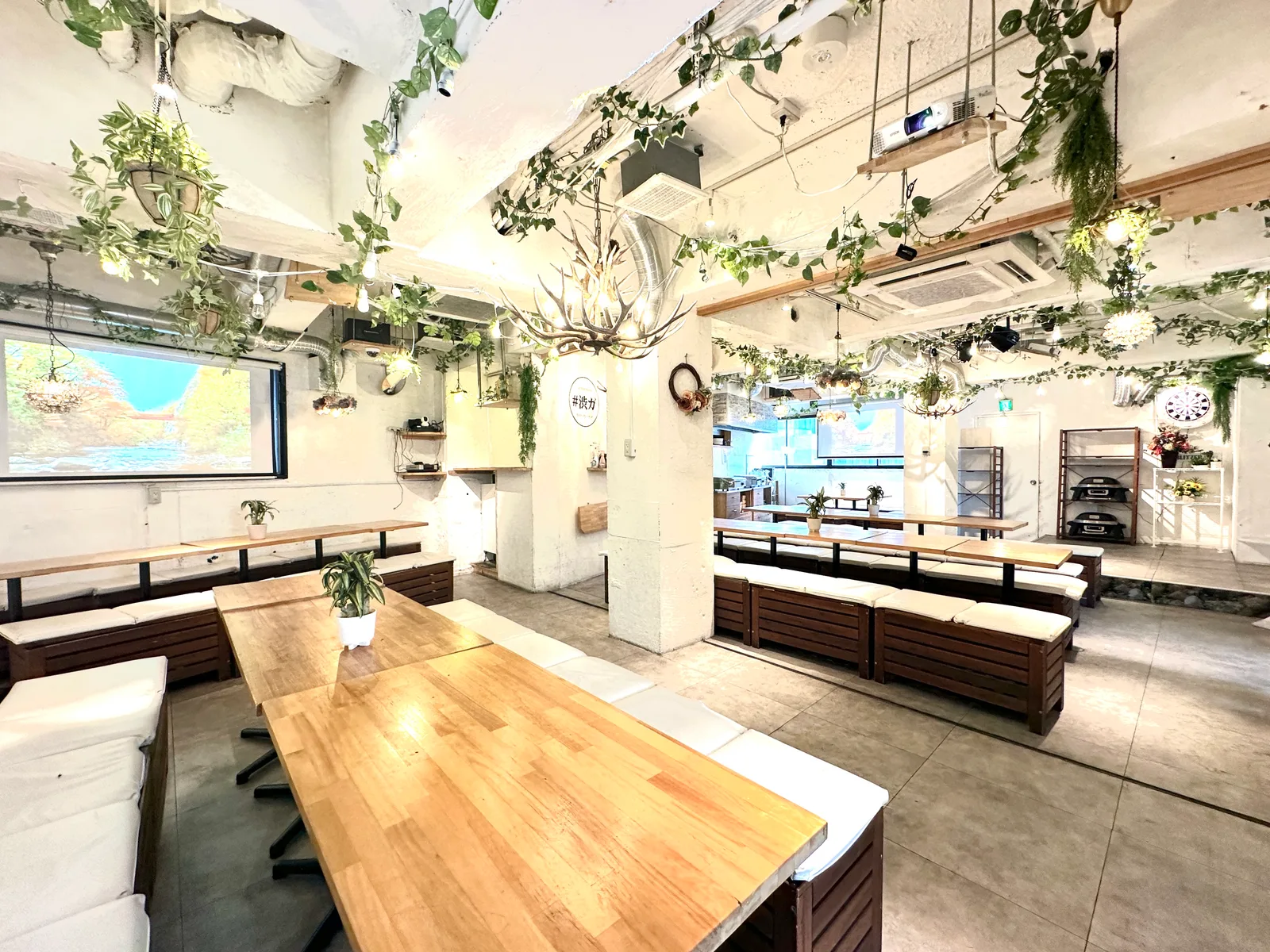 渋谷ガーデンパティオ 貸切パーティー会場の雰囲気