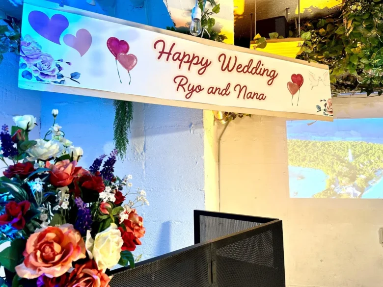 渋谷ガーデンパティオ BBQパーティーの様子