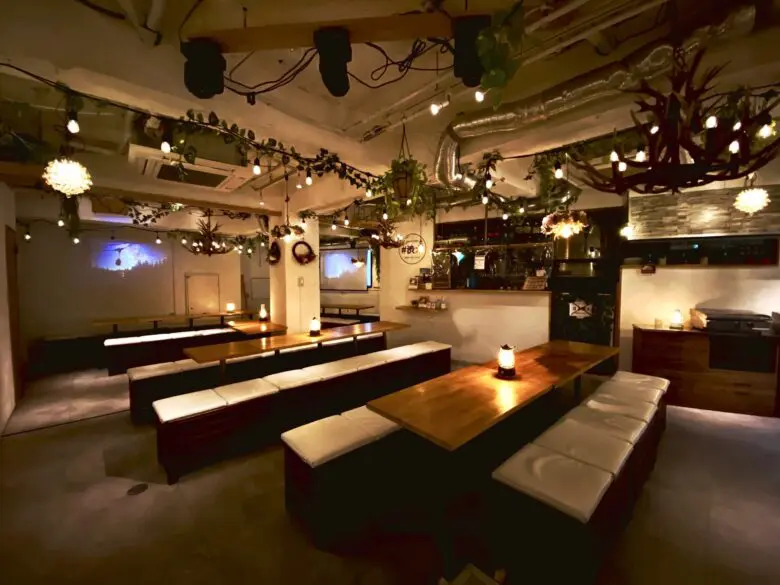 渋谷ガーデンパティオは、貸切に特化したお洒落なパーティ会場です！
20人・３0人・40人などオフ会貸切はお任せください！